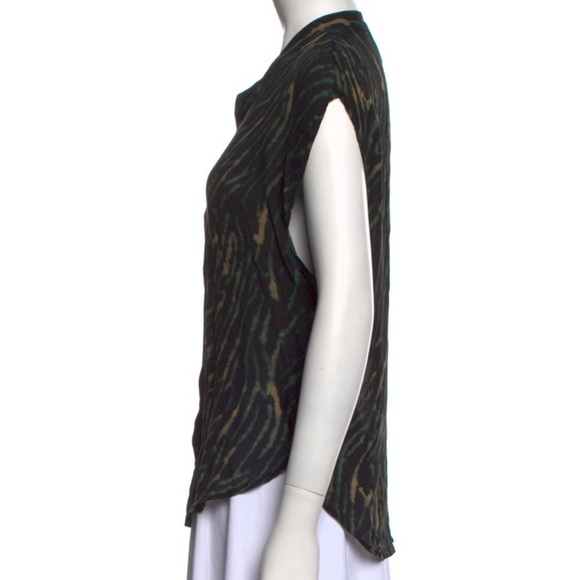 Haute Hippie Silk Button-Up Top small - Picture 2 of 3